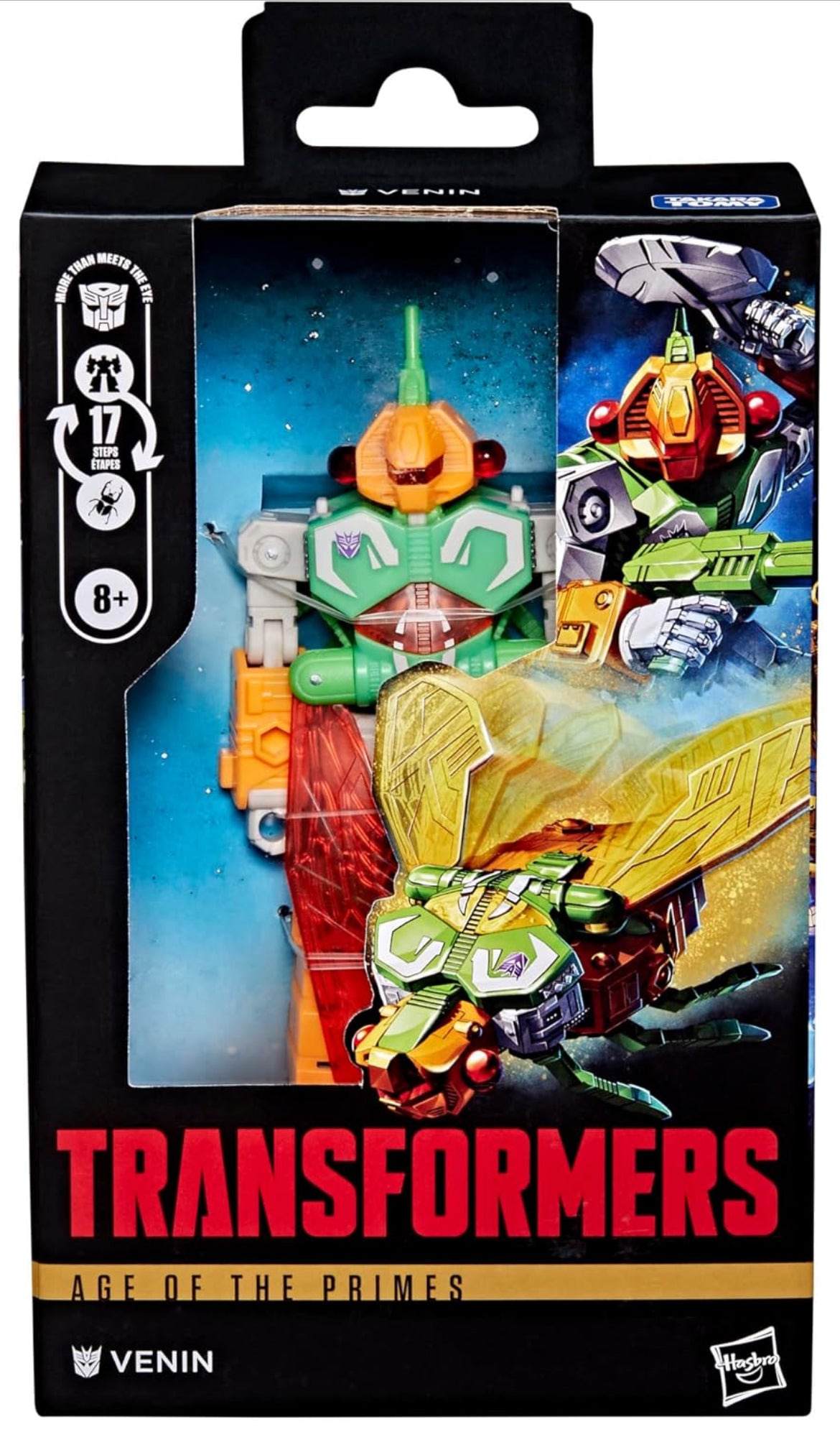 Transformers Age of The Primes Venin, Deluxe Class 5.5-Inch Converting Action Figure, Robot Toys for Ages 8+