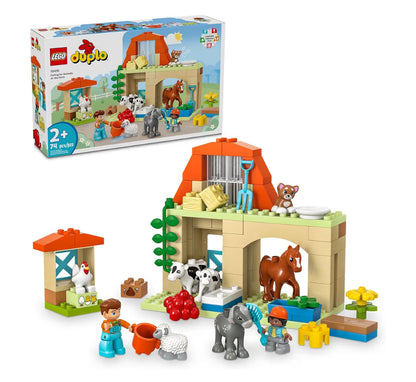 LEGO DUPLO Stad Diereversorging op Die Plaas Boudspeelstel - Leer, Opvoedkundige Speelgoedstel Met Dierfigure - 10416