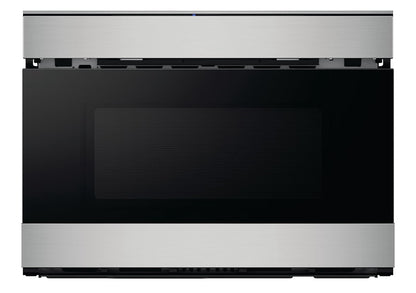 Sharp SMD2489ES 24 in. 1.2 cu. ft. Built-In Smart Microwave Drawer Oven
Easy Wave Open, Concealed Glass Touch Control Panel, Works with Alexa Certified, Edge to Edge Black Glass, Stainless