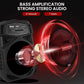 Portable Bluetooth Speaker System 12" 1000W w/ LED Lights, USB/Micro SD/FM/BT/Aux/Remote Control/Mic & Guitar Inputs, Built-in Rechargeable Battery w/ Wheels & Handle Bar
