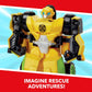 Transformers Playskool Heroes Rescue Bots Academy Road Rescue Team Trailer 4-Pack Converting Toy