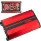 DS18 SXE-1200.4/RD Car Amplifier Stereo Full-Range Class A/B 4-Channel @4 OHM 1200 Watts - Powerful and Compact Amp  - NEW