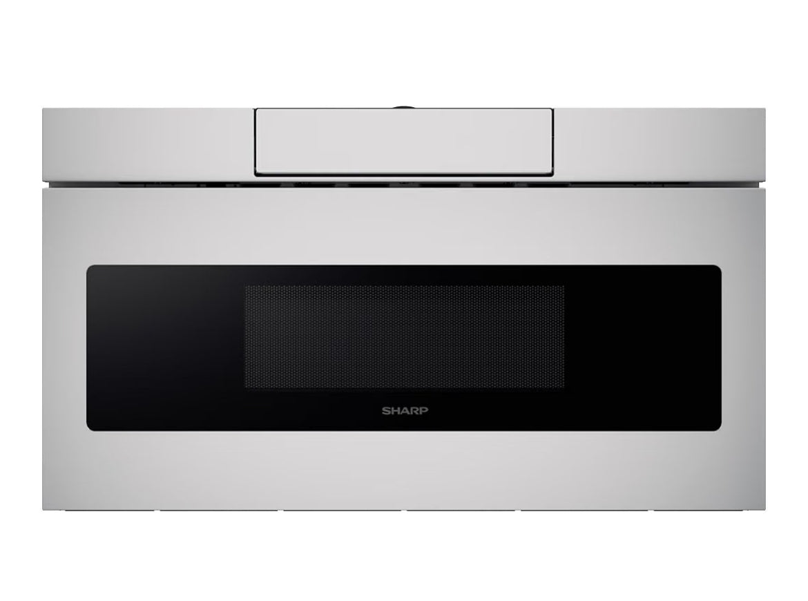 SHARP SMD3070ASY Microwave Drawer Oven, 30-inch, 1.2 Cubic Feet, 950 Watt, Concealed Angled Touch Control Panel with Digital LCD Display, Stainless Steel