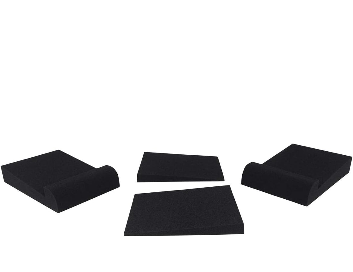 Rockville 2 DPM5B Dual Powered 5.25" 300w Active Recording Studio Monitors+Pads