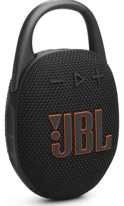 JBL Clip 5 - Ultrakompakte, Waterdigte & Stofbestande Bluetooth-luidspreker, Groot Pro Klank met Kragtige bas - (Swart)