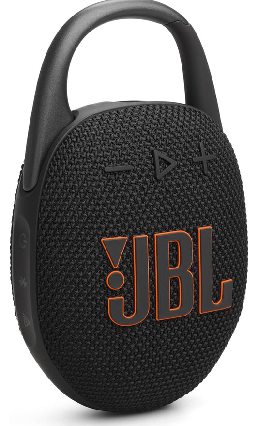 JBL Clip 5 - Ultra-Portable, Waterproof & Dustproof Bluetooth Speaker, Big Pro Sound with Punchy bass - (Black)