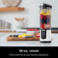 Ninja Blast Portable Blender, Cordless, 18oz. Vessel, Personal Blender BPA Free, Leakproof Lid & Sip Spout, USB-C Rechargeable, Dishwasher Safe Parts -White Glitter (BC152GL)