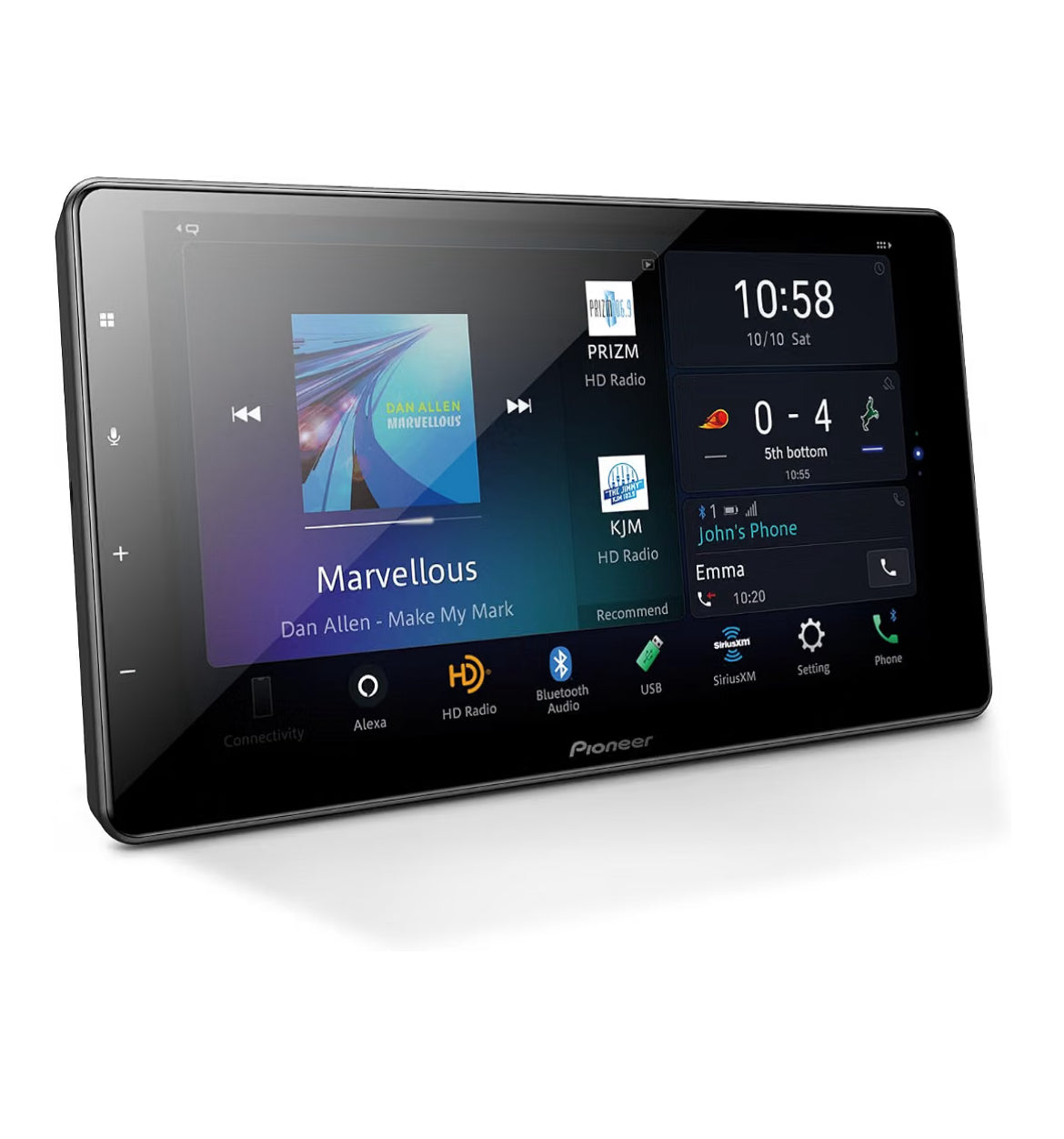 Pioneer DMH-WC6600NEX 9" Capacitive Touchscreen Modular Chassis Car Stereo
Digital Multimedia Receiver, Wireless CarPlay & Android Auto, Amazon Alexa, Bluetooth, HD Radio, Backup Cam, Hi-Volt RCA