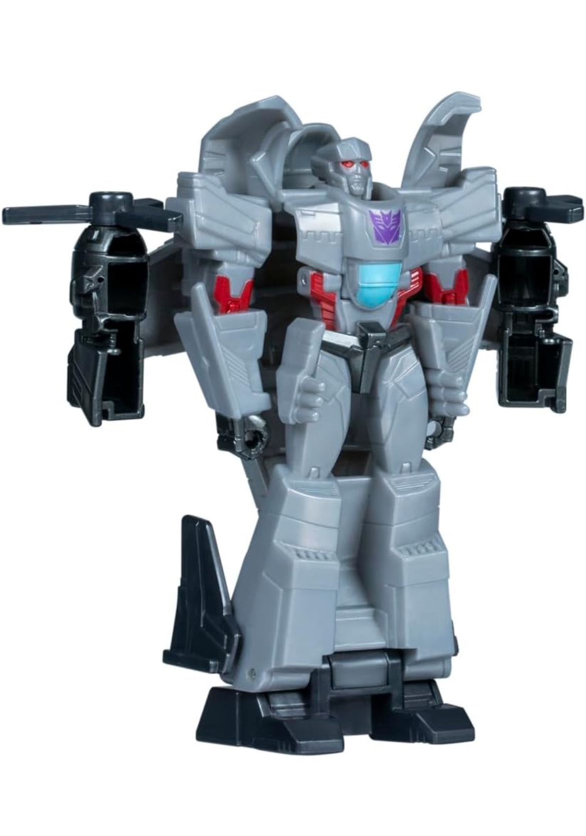 Transformers EarthSpark 1-Step Smash Changers Megatron 4-Inch Action Figure, Robot Toys for Boys and Girls 6 and Up