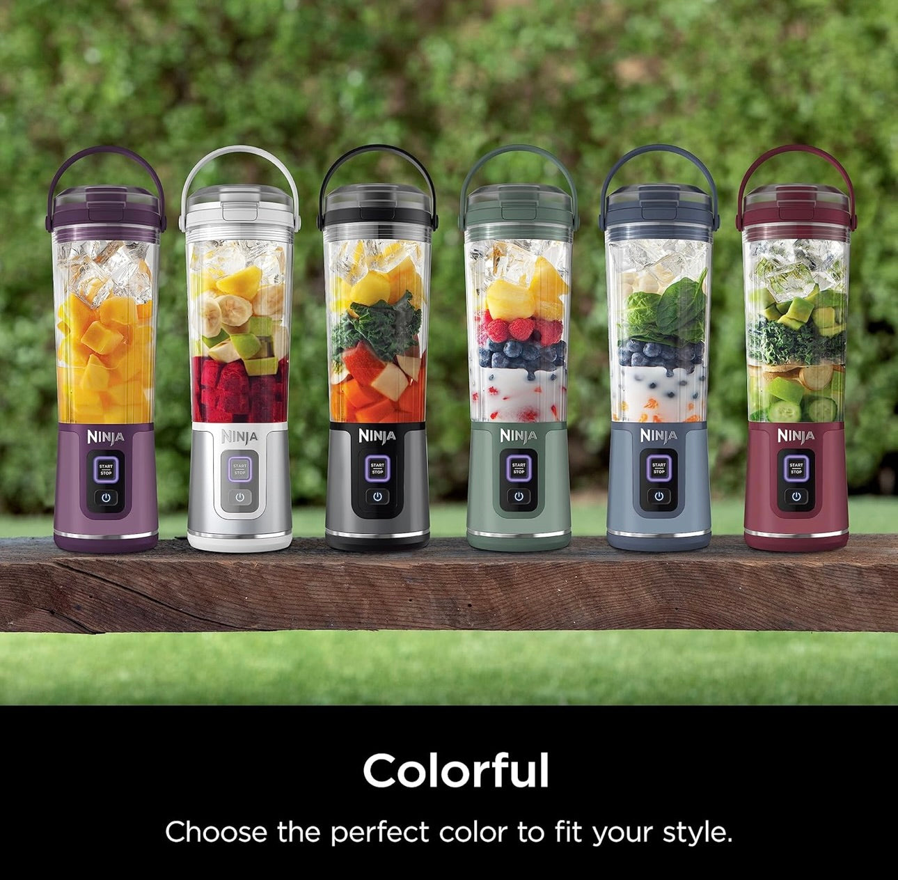 Ninja BC151WH Blast Portable Blender, Cordless, 18oz. Vessel, Personal Blender BPA Free, Leakproof-Lid & Sip Spout, USB-C Rechargeable, Dishwasher Safe Parts - White