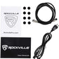 Rockville Pair APM5W 5.25" 2-Way 250W Powered USB Studio Monitors+Stands+Pads