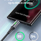INIU 100W USB C to USB C Cable, [1ft, Black] Short USB C Fast Charger Cable for iPhone 15 Pro Max, Samsung Galaxy S24, MacBook Pro 14, iPad Pro and More.