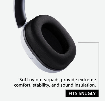 Sony INZONE H3 Bedrade Speletjieshooftelefoon met Mikrofoon, PS5-koptelefoon, Oor-die-oor Discord Gesertifiseerde MDR-G300 - (Wit)