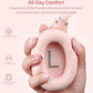 HT3 Hybrid Noise Cancelling Headphones, 90H Battery Life Over Ear Bluetooth 6.0 Foldable Headset, AI Voice Assistant - Pink