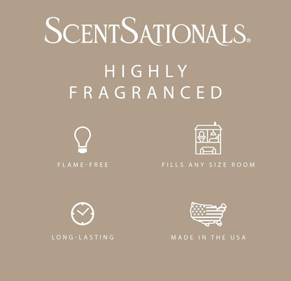Scentsationals Fall Wax Melts Home Sweet Home - Cinnamon Apples, Salted Caramel Butter Cream & Farmhouse Cookies, 10oz (24 Cubes)