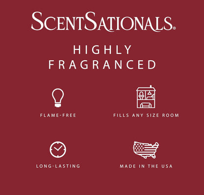 Scentsationals Wax Melts, Wax Cubes Strong Scent - Cozy Treats Collection Red Hot Cinnamon - 10oz (24-Cubes)
