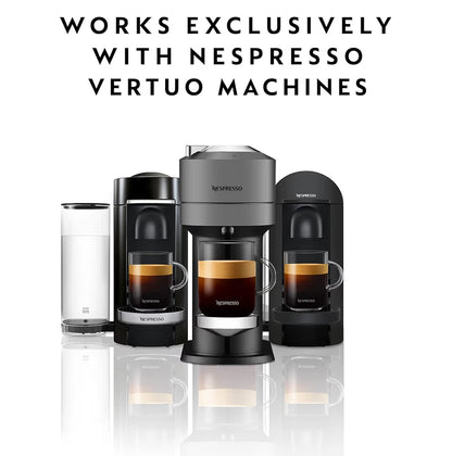 Nespresso Kapsules Vertuo, Melozio Decaffeinato, Medium-geroosterde Espresso - (30 Stuks) Koffiepads Lewer (7.8 oz.)