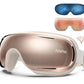 Eyeris 3 Eye Massager w/ Heat and Cooling Heated Eye Sleep Mask with Voice Control, Reduce Dry Eyes, Temple Stye Eye Care - (Rose Gold)