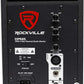 Rockville 2-Way 150W White Active/Powered Studio Monitor Speaker, 5.25" (DPM5W)