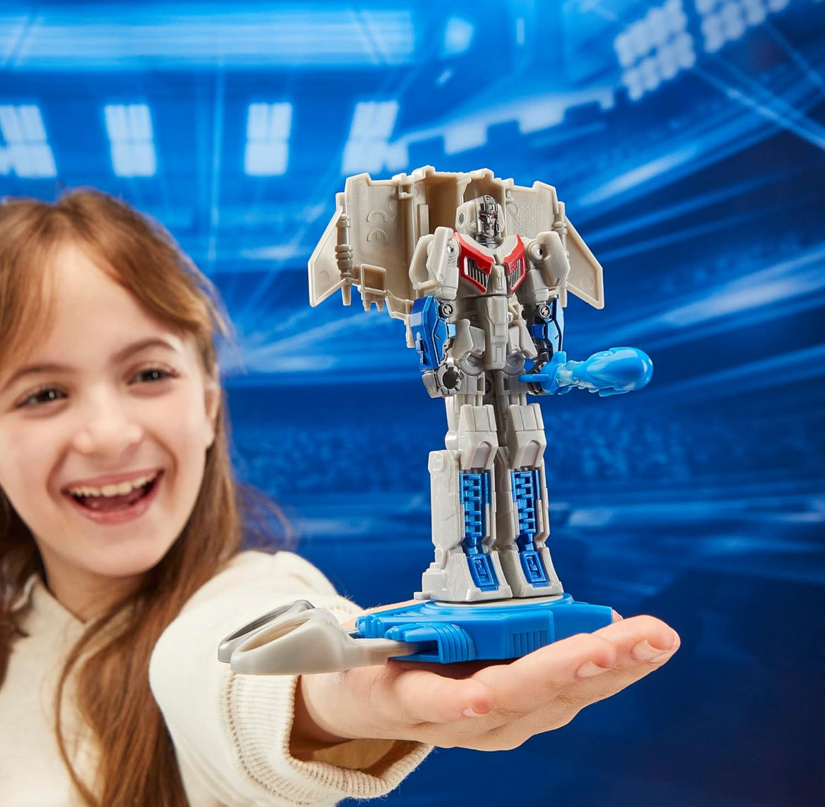 Transformers One Robot Battlers Starscream, 4.5-Inch Robot Action Figure, Interactive Toys for Boys and Girls Ages 6 and Up