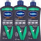 Vaseline Men's Healing Moisture Hand & Body Lotion For Dry or Cracked Skin Fast Absorbing Non-Greasy Lotion for Men 20.3 oz, Pack of 3