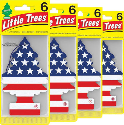 LITTLE TREES Kar Lugverfrisser Hangende Boompie Langdurige Geur - America, (24) Lugverfrissers