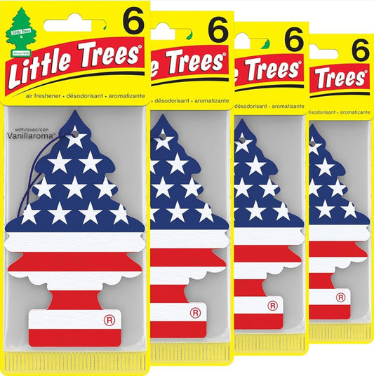 LITTLE TREES Kar Lugverfrisser Hangende Boompie Langdurige Geur - America, (24) Lugverfrissers