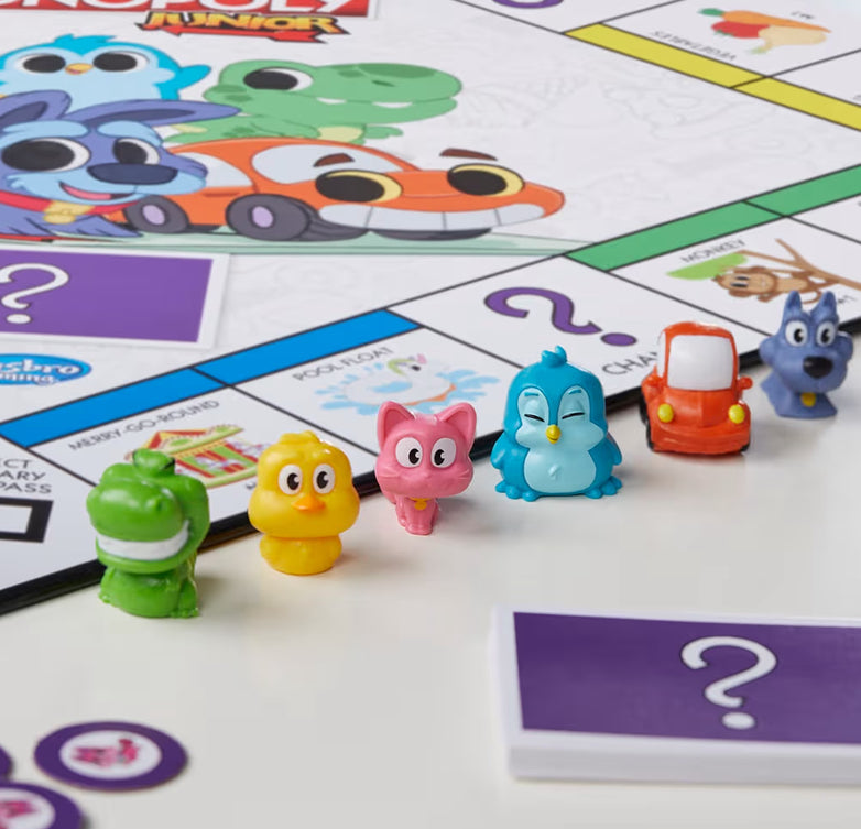 Hasbro Gaming Monopoly Junior Board Game - 2-Sided Gameboard