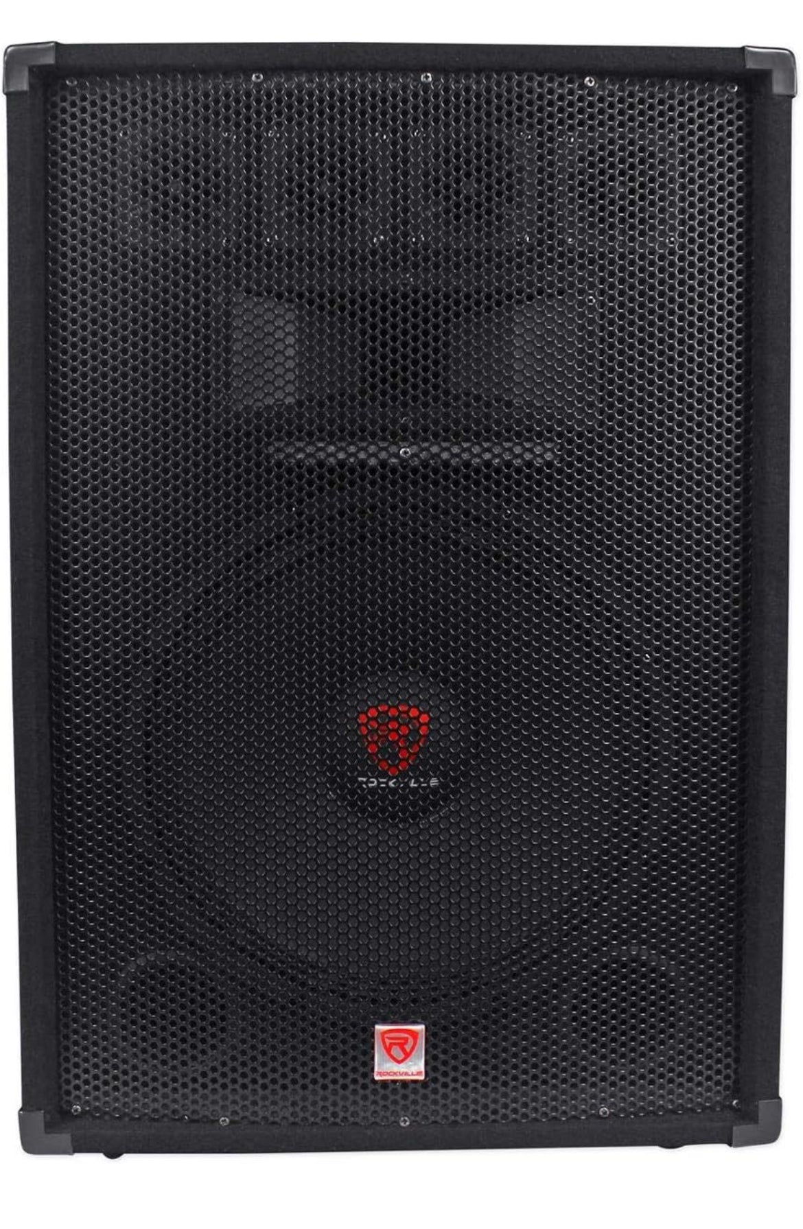 Rockville RSG15.4 15" 3-Way 1500 Watt 4-Ohm Passive DJ/Pro Audio PA Speaker, Black