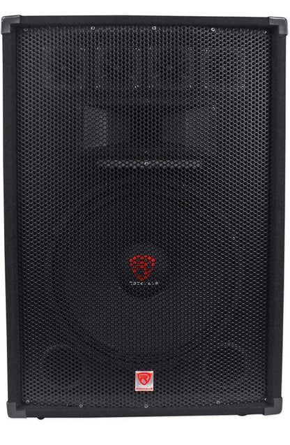 Rockville RSG15.4 15" 3-rigting 1500 Watt 4-Ohm Passiewe DJ/Pro Oudio PA Luidspreker, Swart