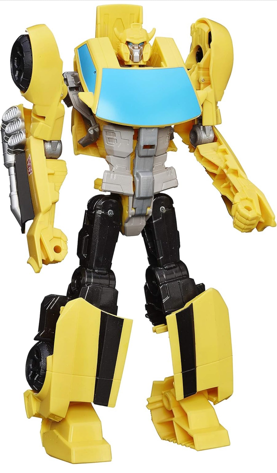 Transformers Toys Heroic Bumblebee Action Figure - Timeless Large-Scale Figure, Changes into Yellow Toy Car, 11" (Amazon Exclusive)