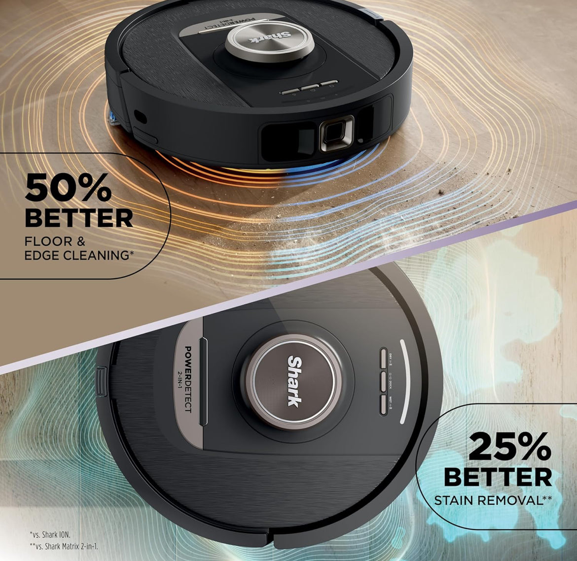 Shark Power Detect NeverTouch, Self-Empty & Self-Refill, Robot Vacuum and Mop - NEW