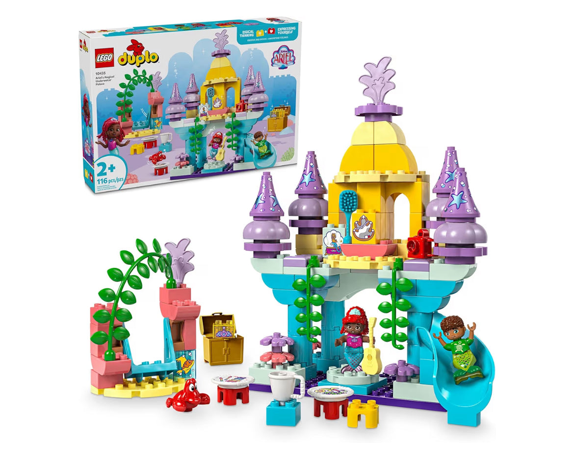 LEGO DUPLO Disney Ariël se Magiese Onderwaterpaleis Boustel - Die Klein Meerkat Speelding
