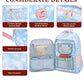 Girls Backpack 15.6 Inch Laptop School Bag Cute Kids Kindergarten Elementary Backpacks Middle Schoolbag Large Bookbags for Women Teens Students Anti Theft Travel Daypack (Blue)