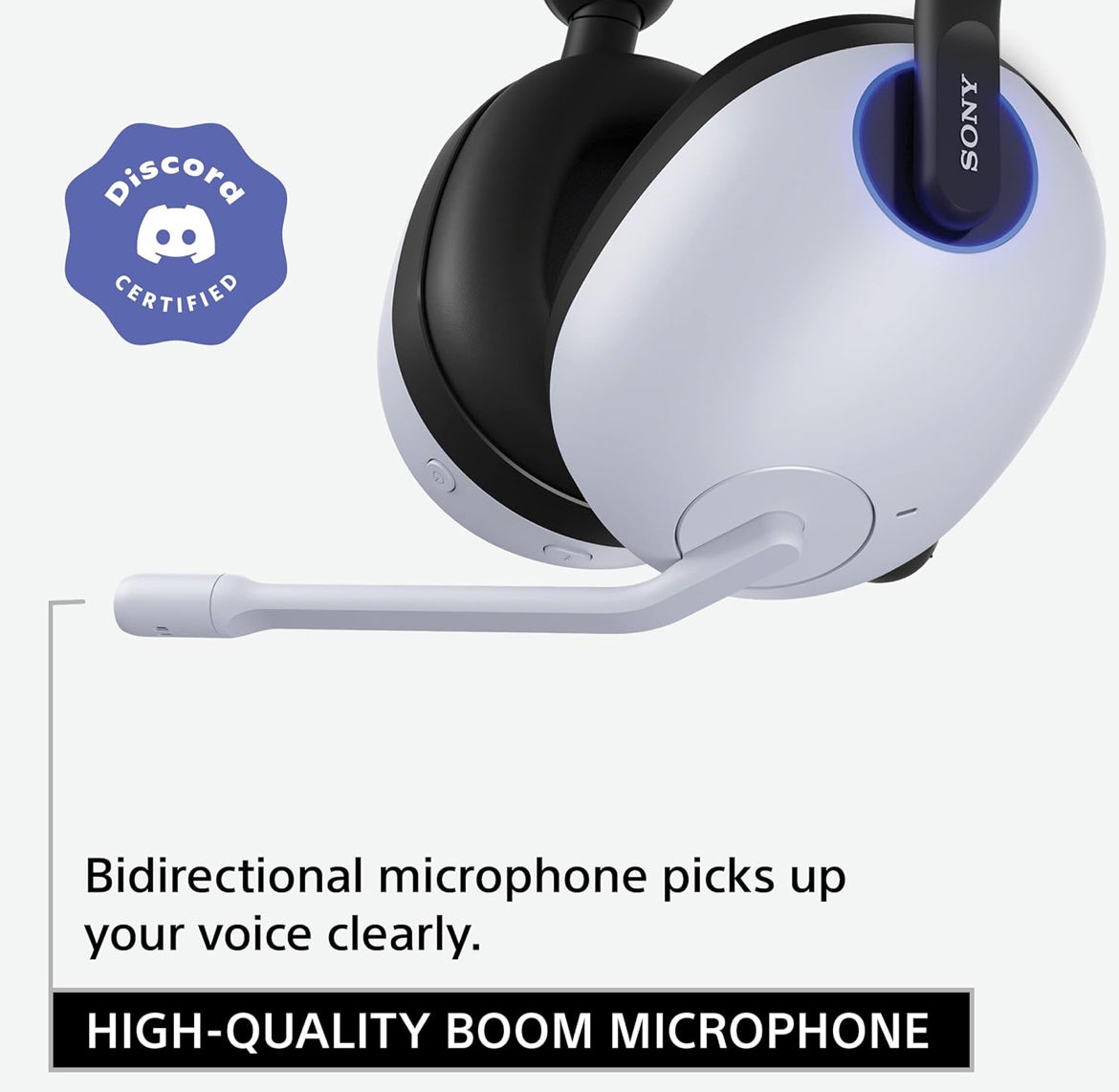 Sony INZONE H9 Speletjieskoptelefoon, Draadlose Geraasdempende Bluetooth-koptelefoon met Mikrofoon, 360 Ruimtelike Klank, vir rekenaar en PS5 (WH-G900N) - Swart