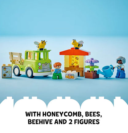 LEGO DUPLO Town Versorging van Bye en Korwe Leerspeelding, 2 Figure en 'n Rybare Vragmotor - 10419