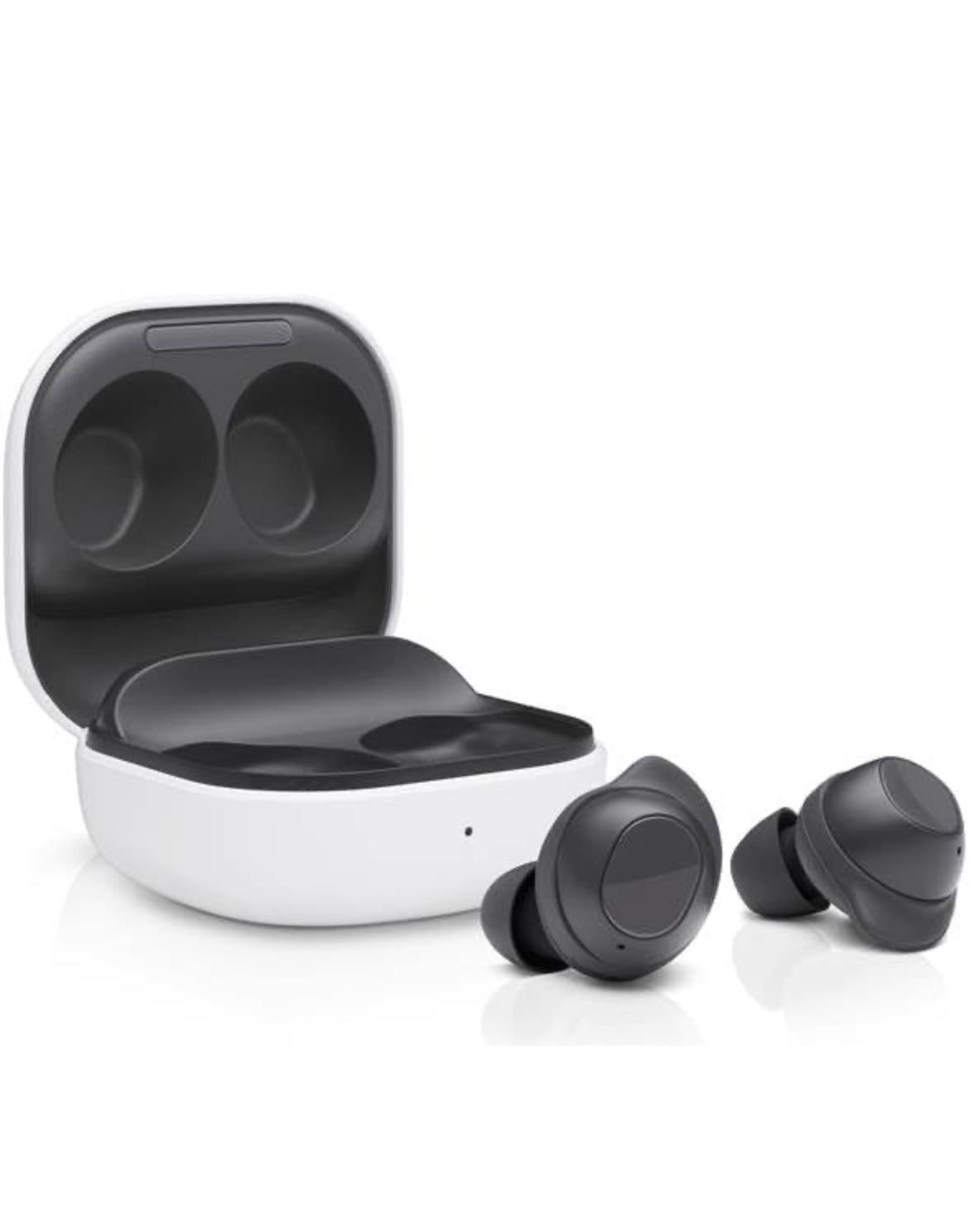 SAMSUNG Galaxy Buds (FE) SM-R400 Aktiewe Geraaskansellasie, Draadlose Bluetooth v5.2 Oorfone, Android 8.0 en hoër - (Grafiet)