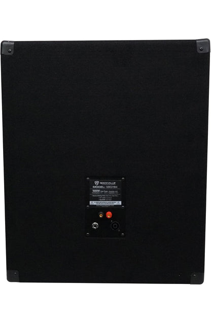 Rockville SBG1184 18" 1000 Watt Passiewe 4-Ohm Pro DJ Subwoofer + Staalwiele
