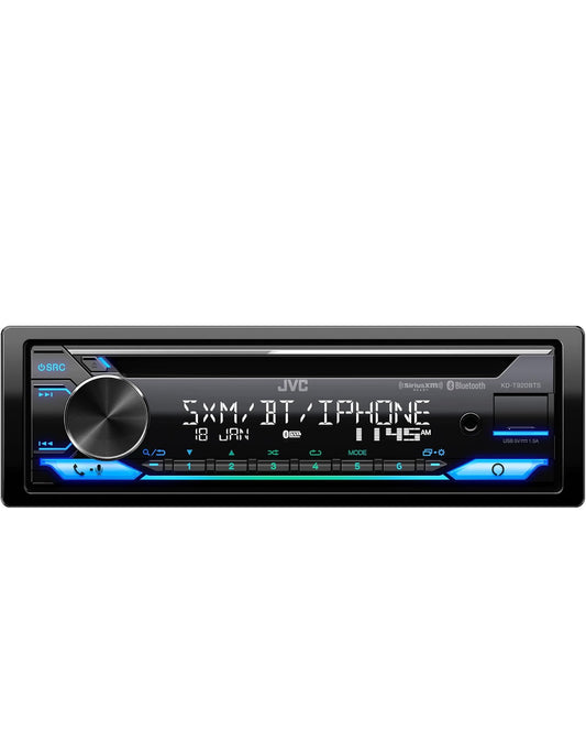 JVC KD-T920BTS-motorstereo met Bluetooth, vooraansluiting vir USB, AUX, Amazon Alexa, SiriusXM Radio Ready, hoëkrag-versterker