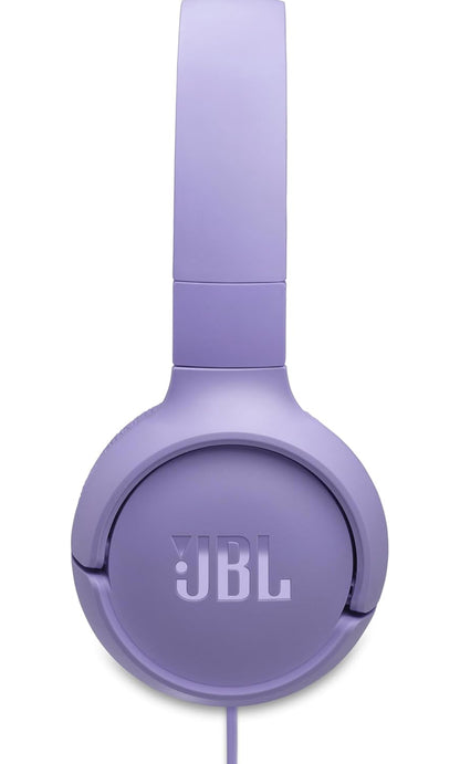 JBL Tune 520C - Bedrade oorfoon met USB-C, Hi-Res Oudio-ondersteuning, Pure Bass-klank, Gemaklike pasvorm, USB-C-verbinding, 3-knoppie afstandbeheer met mikrofoon en EQ-voorinstellings (Pers)