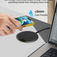 New Anti-Slip Wireless Charger 15W Max Fast Charging Pad Compatible w/ iPhone,Samsung Galaxy - Black