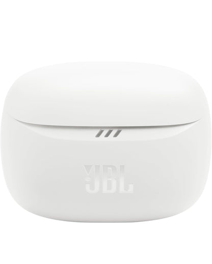 JBL Tune Buds 2 – Ware Draadlose Geraasdempende Oorfone Ruimtelike Klank en Slim Omgewingstegnologie IP54 Stof- & Waterbestand (Wit)