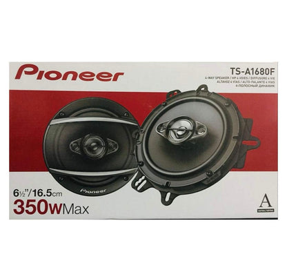 PIONEER TS Reeks 4-rigting Motoroudioluidsprekers, Volreeks, Helder Klankgehalte, Maklike Installasie en Verbeterde Basrespons, 6-1/2” Luidsprekers