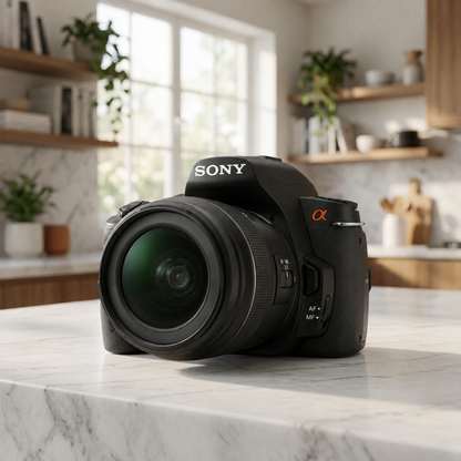 Sony Alpha DSLR Kamera Volledige Kit 18-55mm Lens A-vatting Digitale SLR Swart