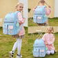 Backpack for Girls, 15.6 Inch Laptop School Bag Kids Kindergarten Elementary College Backpacks Large Bookbags for Teen Girl Women Students Casual Travel Daypacks (Blue)