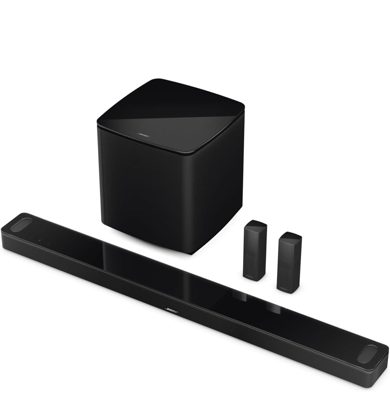 Bose Smart Ultra Soundbar, Surround System Dolby Atmos Plus Alexa and Google Voice - Black