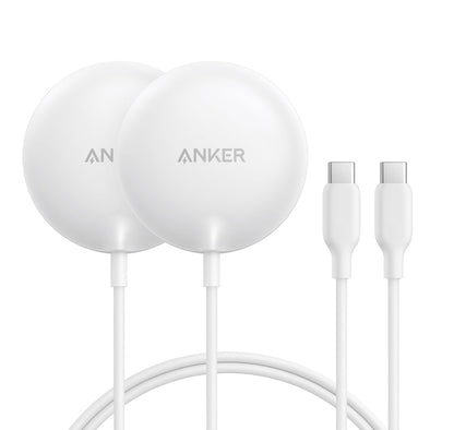 Anker Zolo Magnetiese Draadlose Laaier, 2-pak Qi2 Gesertifiseerde 15W (Adapter Nie Ingesluit Nie)