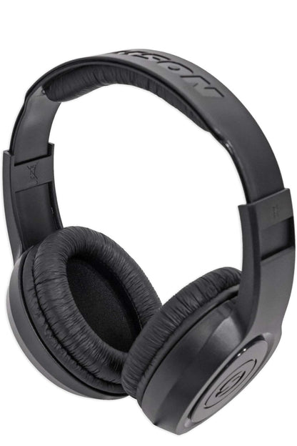 Rockville (2) 5.25" 250w Aangedrewe Studio Monitors+Staanders+Oorfone+Mikrofoon+Skuimblokkies