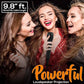 Portable Bluetooth PA Speaker System - 1000W w/Microphone in, Party Lights, USB SD Card Reader, FM Radio, Wheels - Remote Control