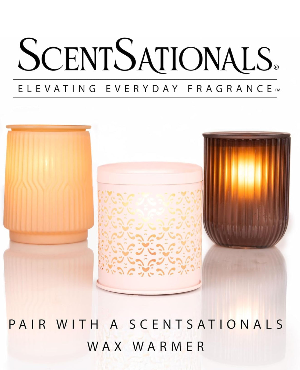 Scentsationals Wax Melts, Wax Cubes Strong Scent - Berry Blossom Breeze - Long Lasting Scented Wax Melts for Warmer - 10oz (Pack of 4)